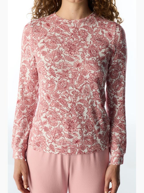 Countryside t-shirt de pijama estampado floral de manga comprida penti - Kiabi