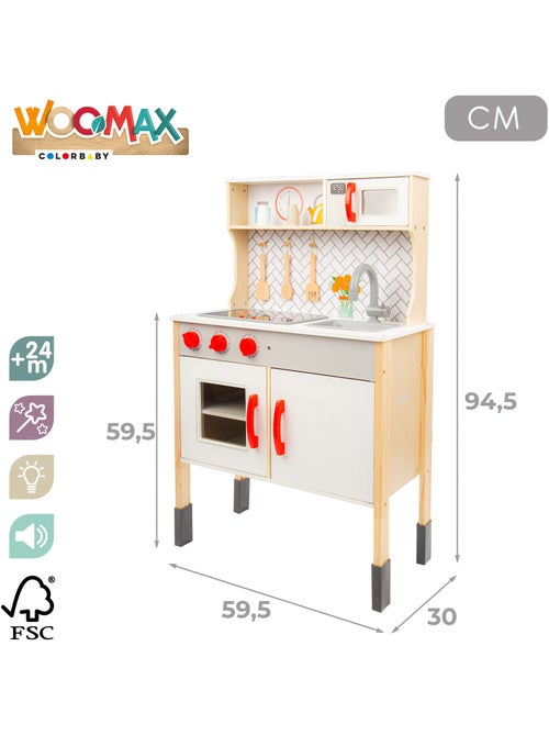 Cozinha de madeira elétrica WOOMAX - Kiabi