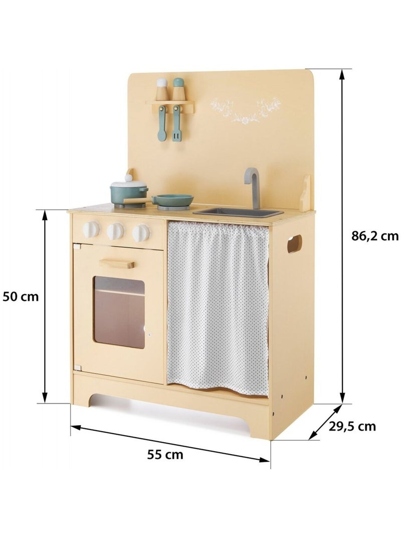 Cozinha de madeira "pequeno chef" – estilo escandinavo com iluminação led N/D - Kiabi