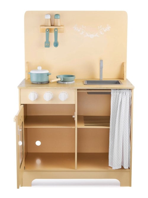 Cozinha de madeira "pequeno chef" – estilo escandinavo com iluminação led - Kiabi