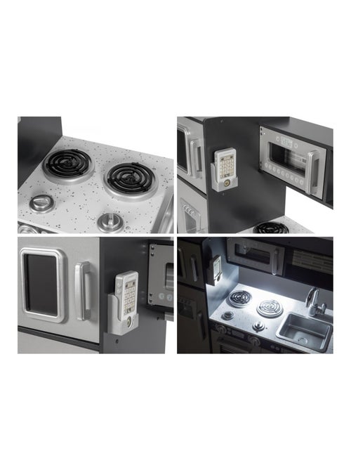 Cozinha infantil xxl em madeira "mamabrum" – iluminação led e dispensador de água - Kiabi Cozinha infantil xxl em madeira "mamabrum" – iluminação led e dispensador de água - Kiabi