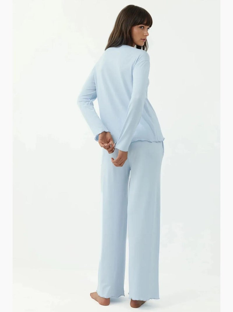 Cozy conjunto de pijama relaxed fit de manga comprida hiccup Azul-céu - Kiabi