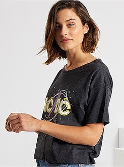 Crop top 'AC/DC' - Kiabi