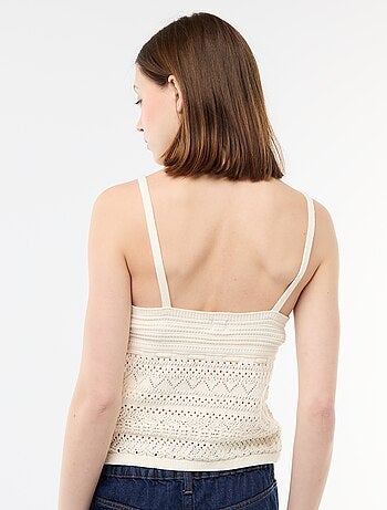 Crop top de croché