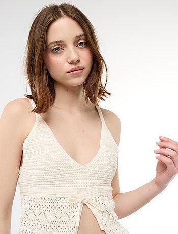 Crop top de croché