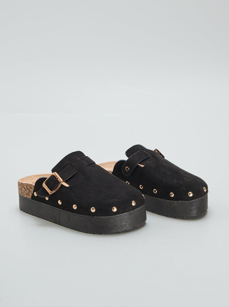 Croques com sola grossa PRETO - Kiabi