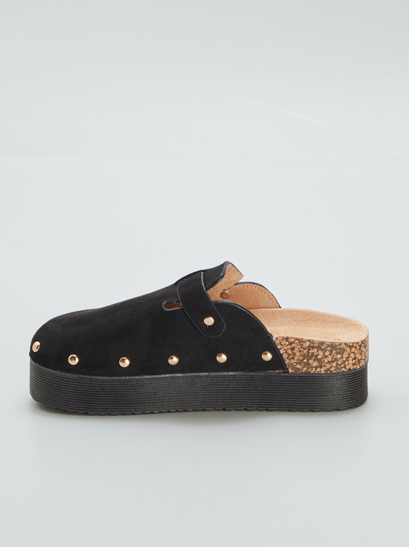 Croques com sola grossa PRETO - Kiabi