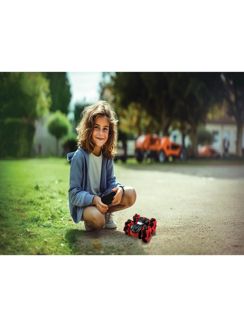 Crosslander® slide, dupla face com rotação de 360° e efeitos de luz. Vermelho - Kiabi