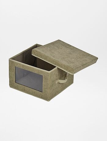 Cubo de arrumação com janela