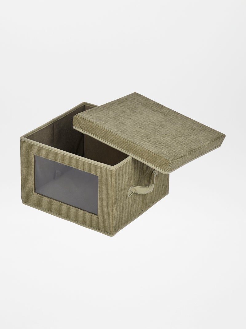 Cubo de arrumação com janela CAQUI - Kiabi