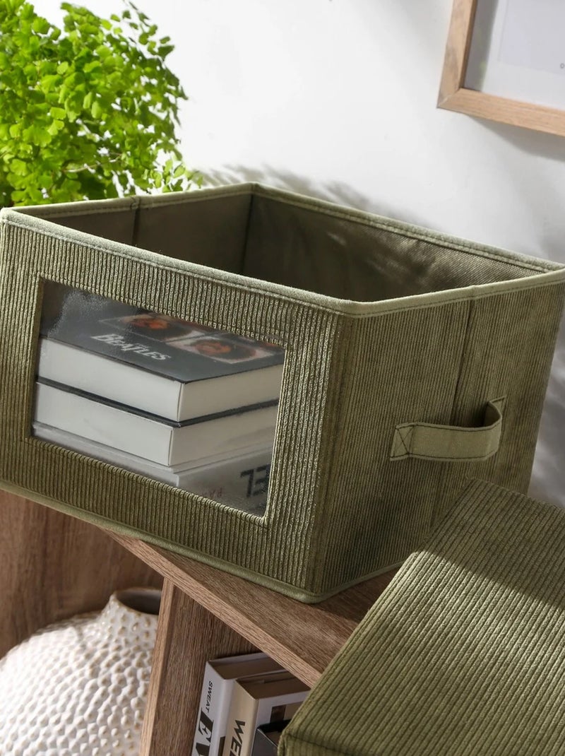 Cubo de arrumação com janela CAQUI - Kiabi