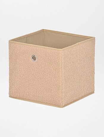 Cubo de arrumação em malha trama