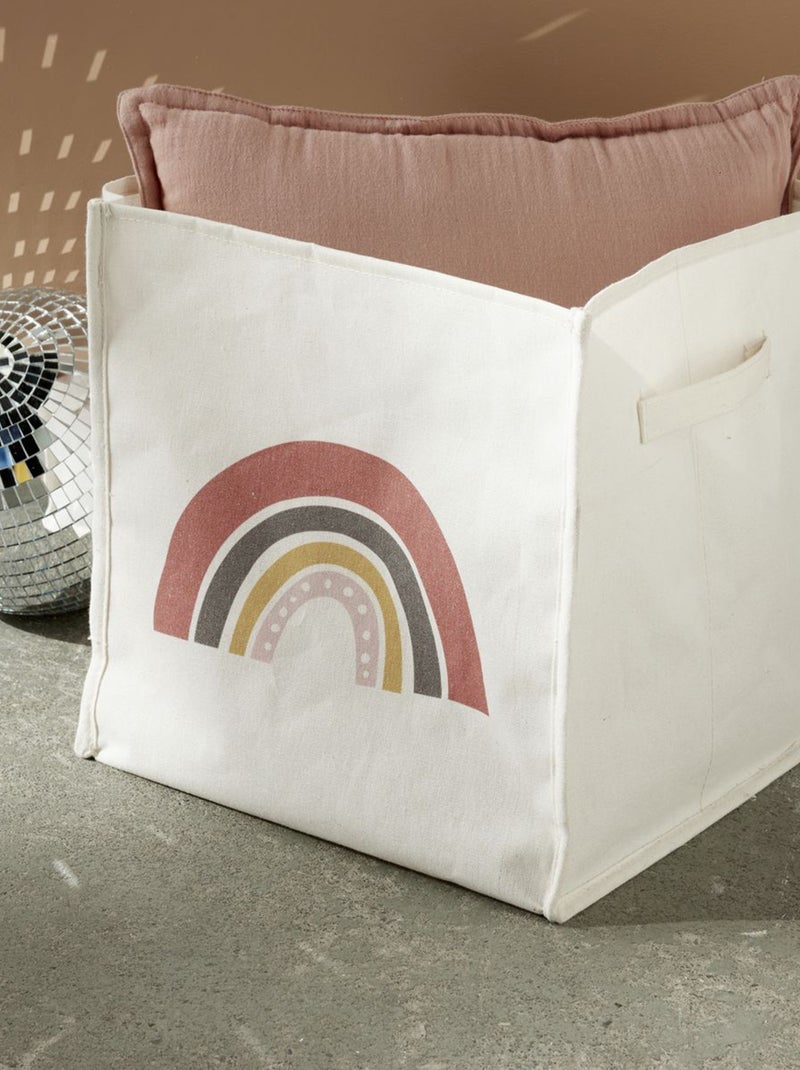 Cubo de arrumação em tecido BEGE - Kiabi
