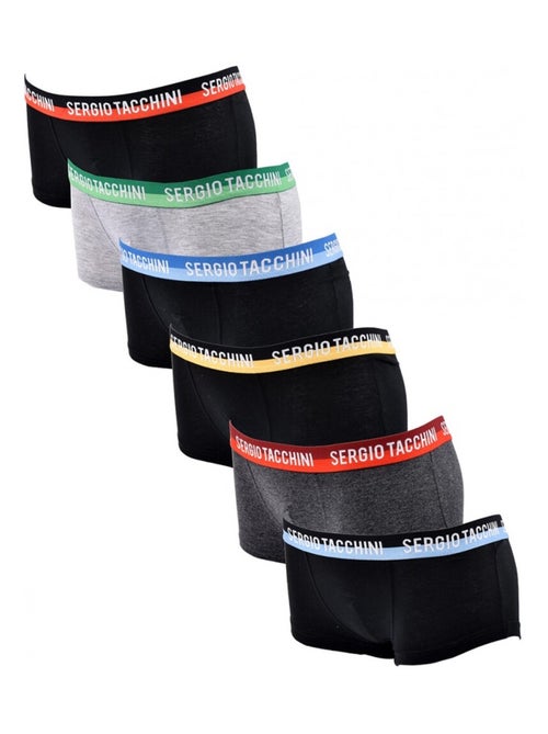 Cueca Boxer Criança SERGIO TACCHINI - Pack de 6 - Kiabi Cueca Boxer Criança SERGIO TACCHINI - Pack de 6 - Kiabi