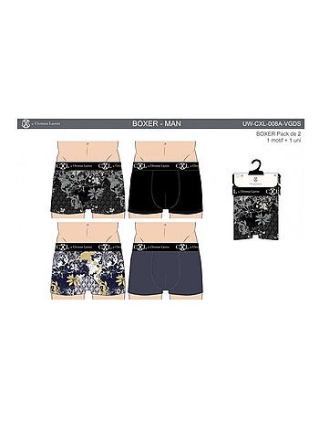 Pack de 3 Cuecas Boxer CXL by LACROIX