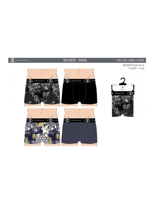Cueca Boxer CXL by LACROIX - Pack de 4 - Kiabi Cueca Boxer CXL by LACROIX - Pack de 4 - Kiabi