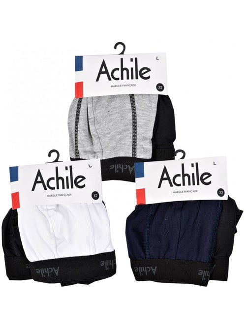 Cueca Boxer Homem ACHILE Ultra Conforto Qualidade Francesa - Pack de 6 - Kiabi Cueca Boxer Homem ACHILE Ultra Conforto Qualidade Francesa - Pack de 6 - Kiabi