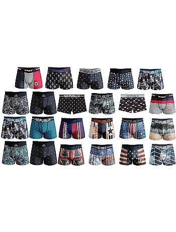 Cueca Boxer Homem Conforto e Fantasia em Microfibra - Pack de 3
