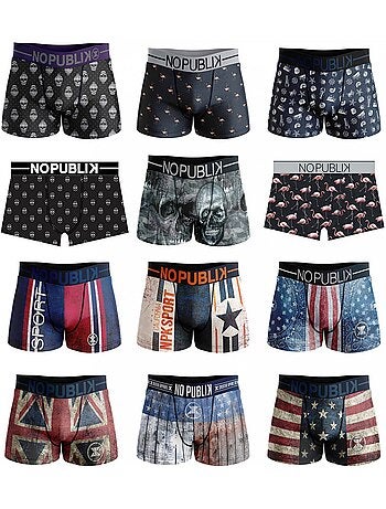 Cueca Boxer Homem Conforto e Fantasia em Microfibra - Pack de 3