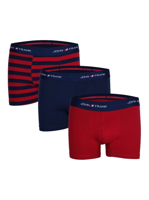 Cueca Boxer Homem JOHN FRANK - Pack de 3 - Kiabi Cueca Boxer Homem JOHN FRANK - Pack de 3 - Kiabi