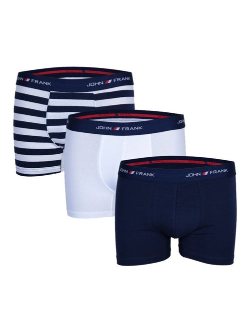 Cueca Boxer Homem JOHN FRANK - Pack de 3 - Kiabi Cueca Boxer Homem JOHN FRANK - Pack de 3 - Kiabi