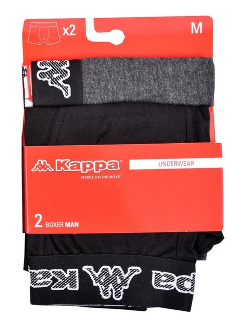 Cueca boxer homem KAPPA - Pack de 2 - Kiabi Cueca boxer homem KAPPA - Pack de 2 - Kiabi