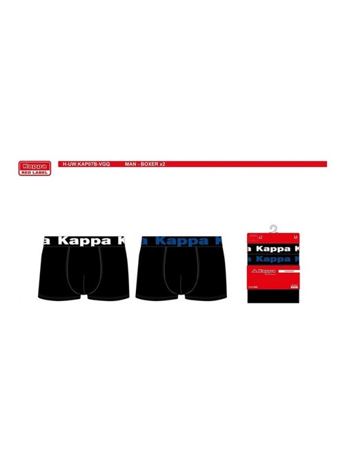 Cueca boxer homem KAPPA - Pack de 2 - Kiabi Cueca boxer homem KAPPA - Pack de 2 - Kiabi