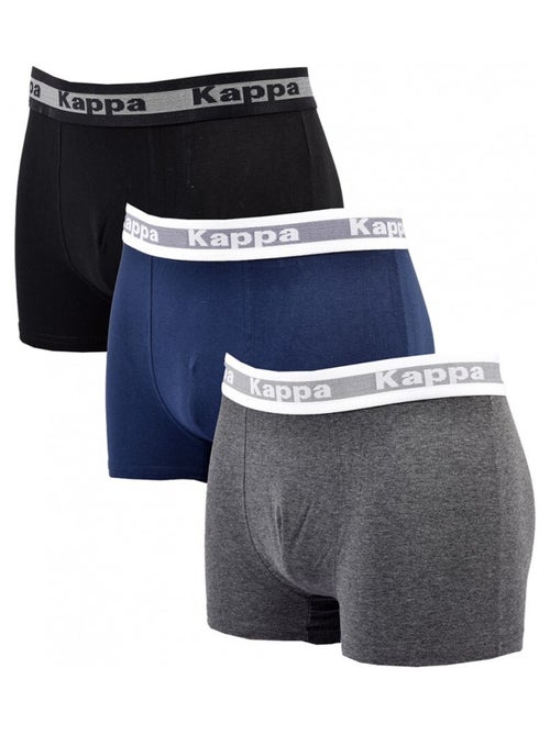 Cueca boxer homem KAPPA - Pack de 3 - Kiabi Cueca boxer homem KAPPA - Pack de 3 - Kiabi