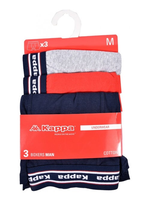 Cueca boxer homem KAPPA - Pack de 3 - Kiabi
