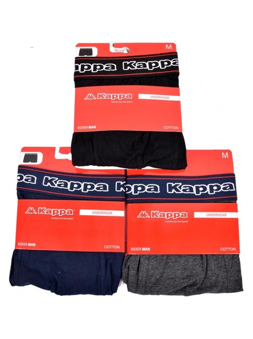 Cueca boxer homem KAPPA - Pack de 3 - Kiabi