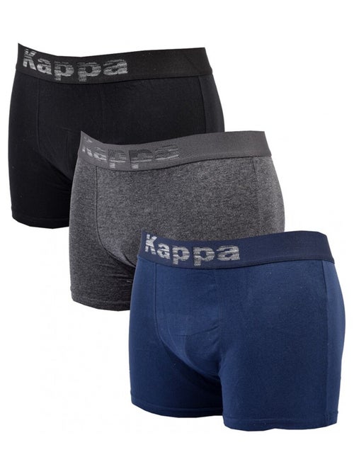 Cueca boxer homem KAPPA - Pack de 3 - Kiabi Cueca boxer homem KAPPA - Pack de 3 - Kiabi