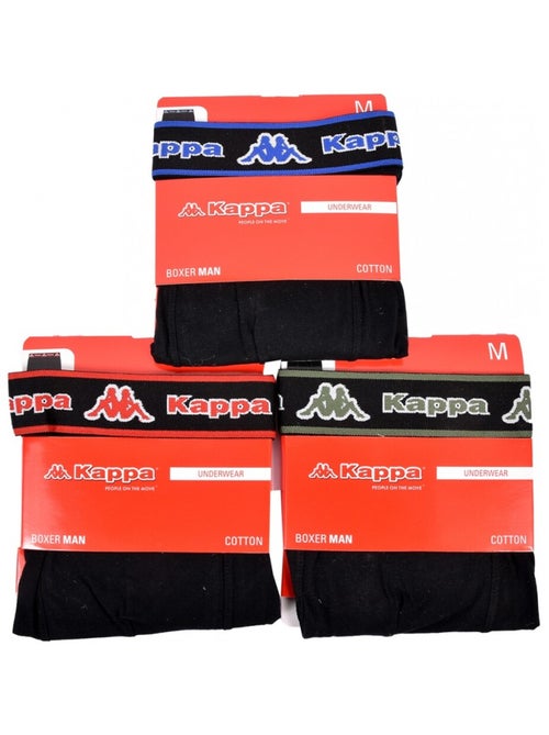 Cueca boxer homem KAPPA - Pack de 3 - Kiabi