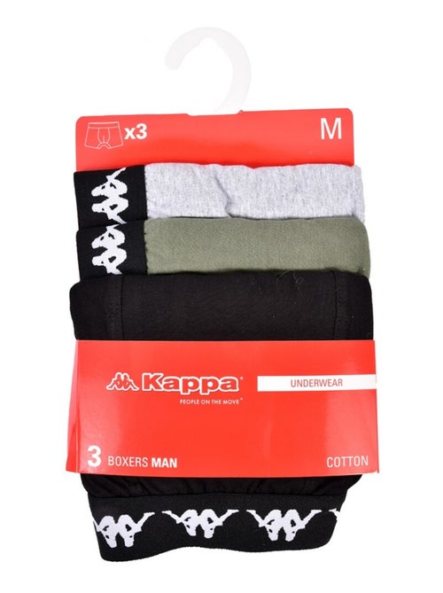 Cueca boxer homem KAPPA - Pack de 3 - Kiabi