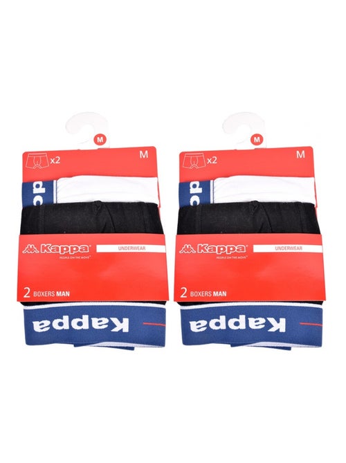 Cueca boxer homem KAPPA - Pack de 4 - Kiabi Cueca boxer homem KAPPA - Pack de 4 - Kiabi