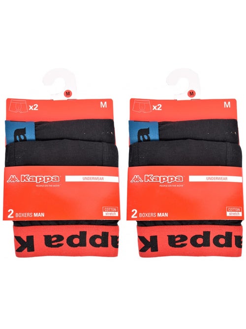 Cueca boxer homem KAPPA - Pack de 4 - Kiabi Cueca boxer homem KAPPA - Pack de 4 - Kiabi