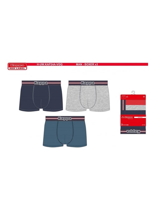 Cueca boxer homem KAPPA - Pack de 6 - Kiabi