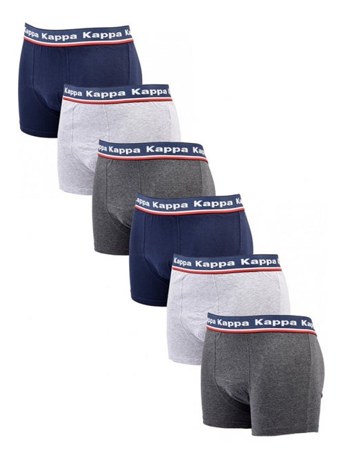 Cueca boxer homem KAPPA - Pack de 6 - Kiabi Cueca boxer homem KAPPA - Pack de 6 - Kiabi