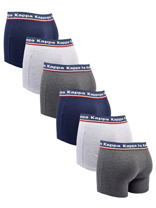 Cueca boxer homem KAPPA - Pack de 6 - Kiabi Cueca boxer homem KAPPA - Pack de 6 - Kiabi