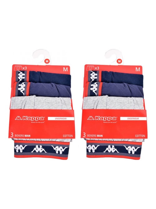 Cueca boxer homem KAPPA - Pack de 6 - Kiabi