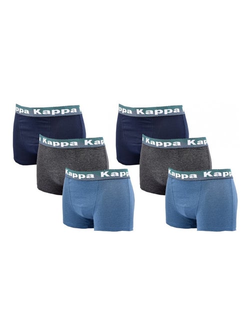 Cueca boxer homem KAPPA - Pack de 6 - Kiabi Cueca boxer homem KAPPA - Pack de 6 - Kiabi
