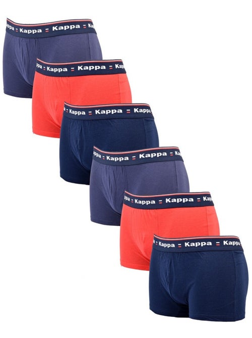 Cueca boxer homem KAPPA - Pack de 6 - Kiabi Cueca boxer homem KAPPA - Pack de 6 - Kiabi