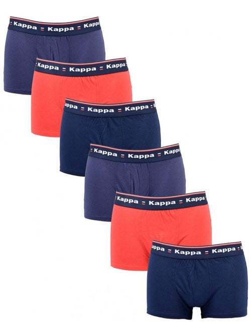 Cueca boxer homem KAPPA - Pack de 6 - Kiabi Cueca boxer homem KAPPA - Pack de 6 - Kiabi