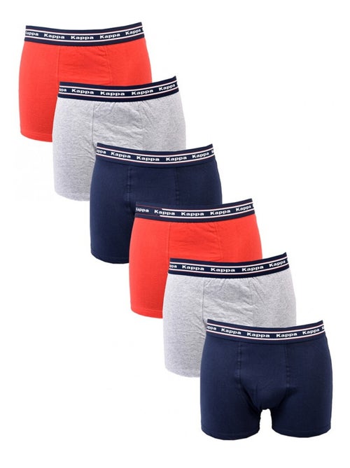 Cueca boxer homem KAPPA - Pack de 6 - Kiabi Cueca boxer homem KAPPA - Pack de 6 - Kiabi