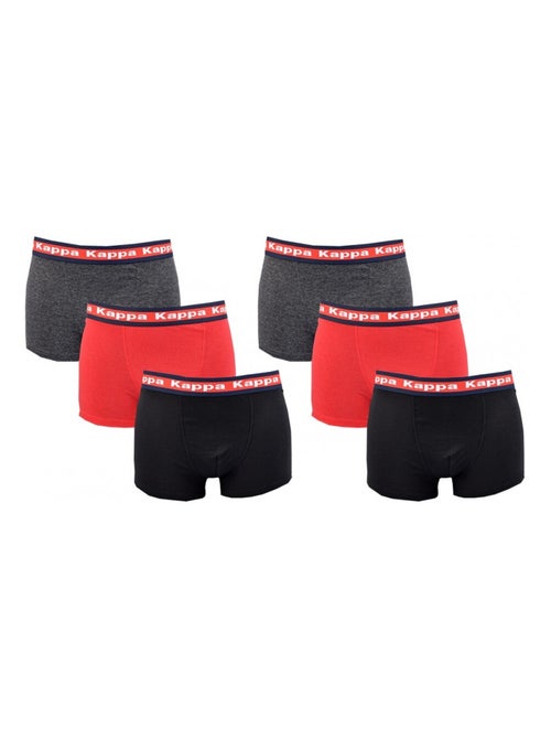 Cueca boxer homem KAPPA - Pack de 6 - Kiabi Cueca boxer homem KAPPA - Pack de 6 - Kiabi