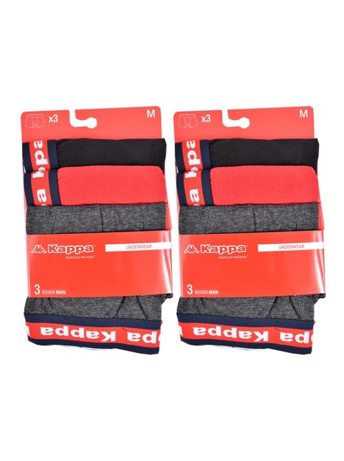 Cueca boxer homem KAPPA - Pack de 6 - Kiabi Cueca boxer homem KAPPA - Pack de 6 - Kiabi