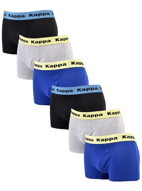 Cueca boxer homem KAPPA - Pack de 6 - Kiabi Cueca boxer homem KAPPA - Pack de 6 - Kiabi