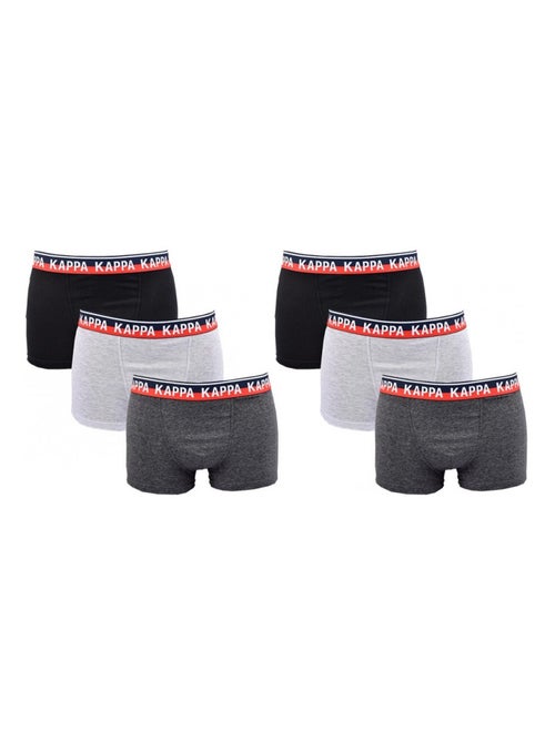 Cueca boxer homem KAPPA - Pack de 6 - Kiabi Cueca boxer homem KAPPA - Pack de 6 - Kiabi