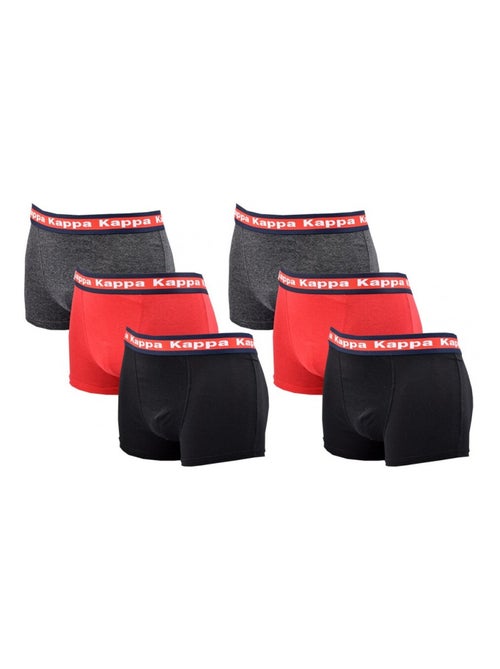 Cueca boxer homem KAPPA - Pack de 6 - Kiabi Cueca boxer homem KAPPA - Pack de 6 - Kiabi