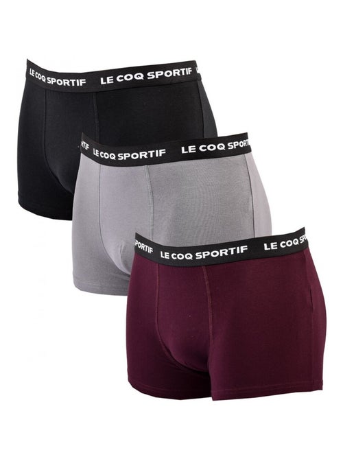 Cueca Boxer Homem LE COQ SPORTIF - Pack de 3 - Kiabi Cueca Boxer Homem LE COQ SPORTIF - Pack de 3 - Kiabi