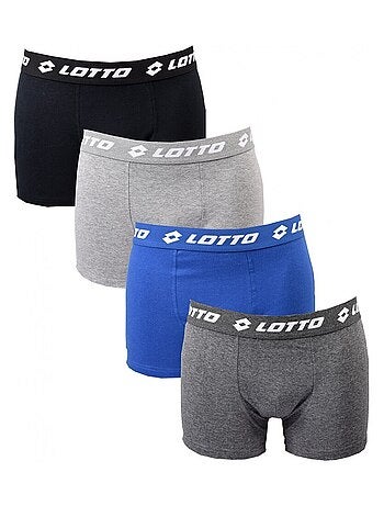 Cueca boxer homem LOTTO - Pack de 4